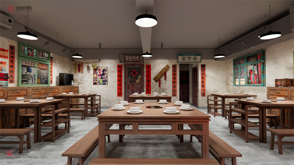 火锅店阁楼装修效果图